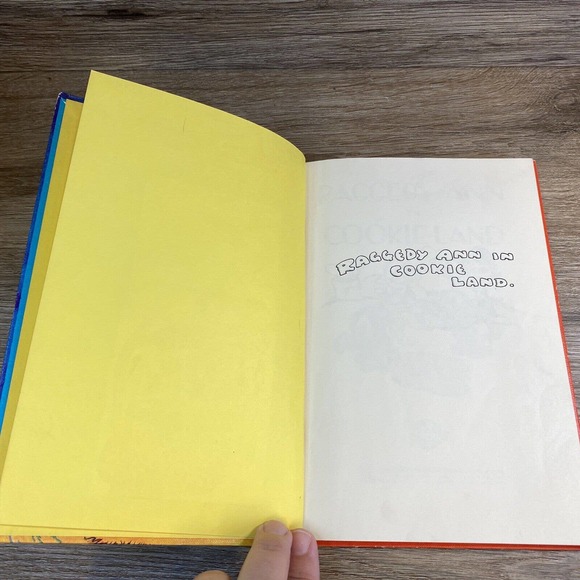 2 Lot Raggedy Ann in Cookie Land & Raggedy Ann Stories Books Johnny Gruelle 60’s - Picture 6 of 16